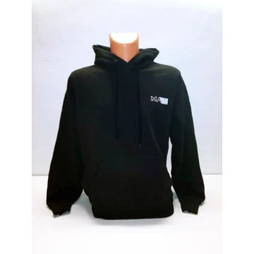 MATE belebújós, kapucnis pulóver (UNISEX) FEKETE - M méret
