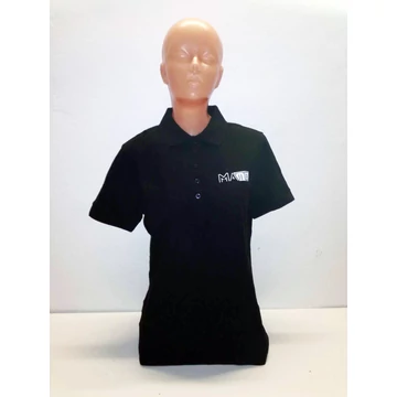 MATE galléros póló (női) FEKETE - XS méret