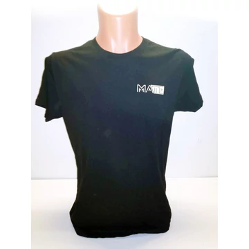 MATE környakas póló (unisex, férfi, női) FEKETE - M méret