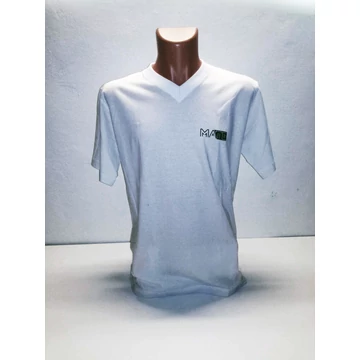 MATE V-nyakú póló (unisex, férfi, női) FEHÉR - M méret