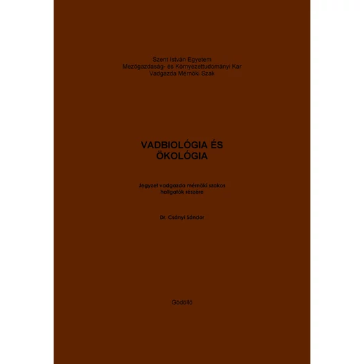 Vadbiológia és ökológia (2003)