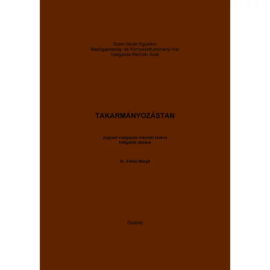 Takarmányozástan (2007)