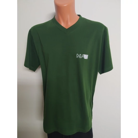 MATE V-nyakú póló (unisex, férfi, női) ZÖLD - M méret